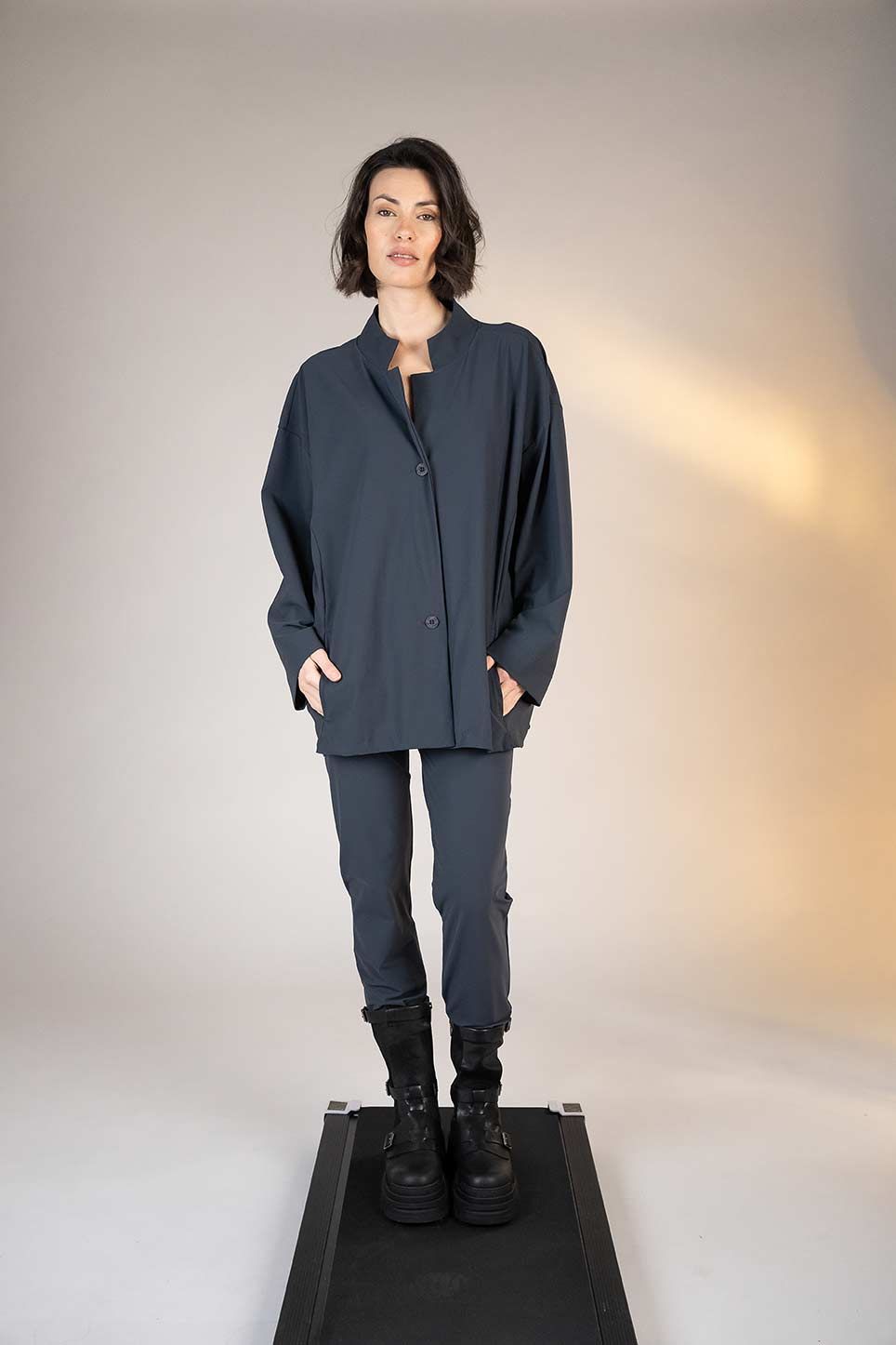 Hose 1012 graphit schwarz Jacke 25542 graphit schwarz