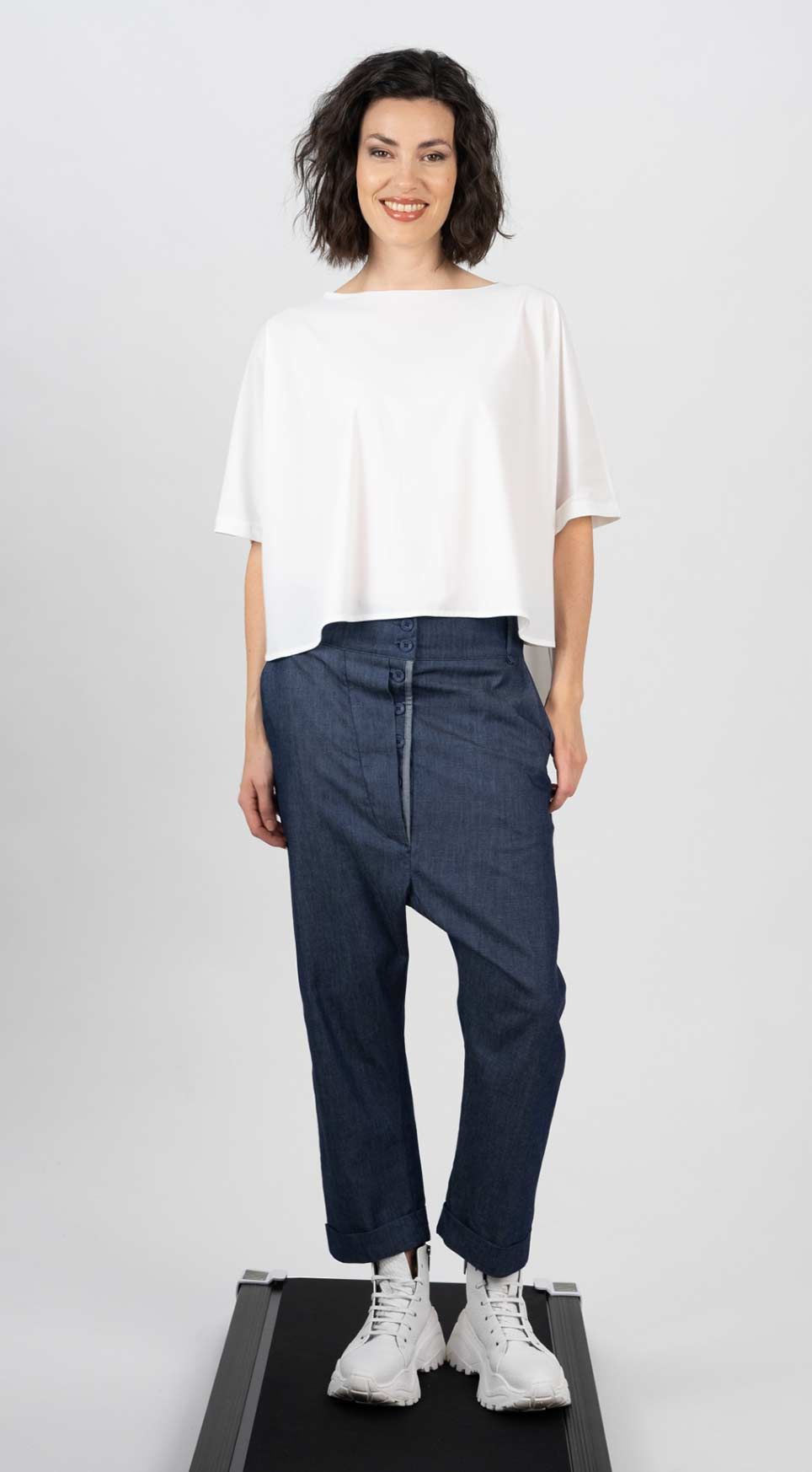 Shirt 25054 hellgrau navy schwarz weiss Hose 25132 orig