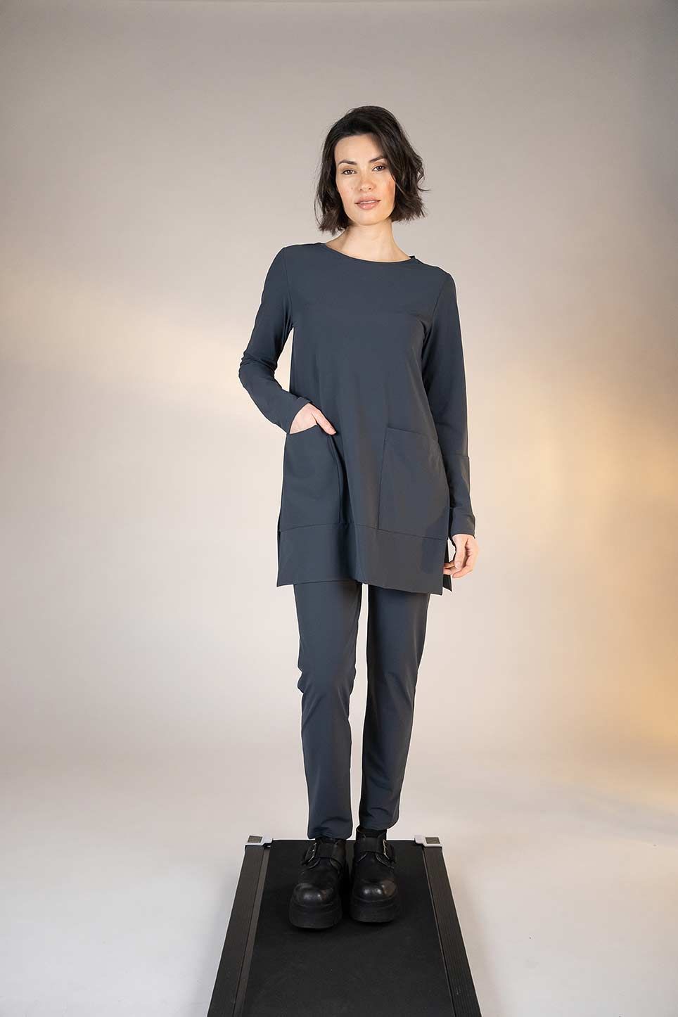 Hose 1012 graphit schwarz Shirt 25544 graphit schwarz