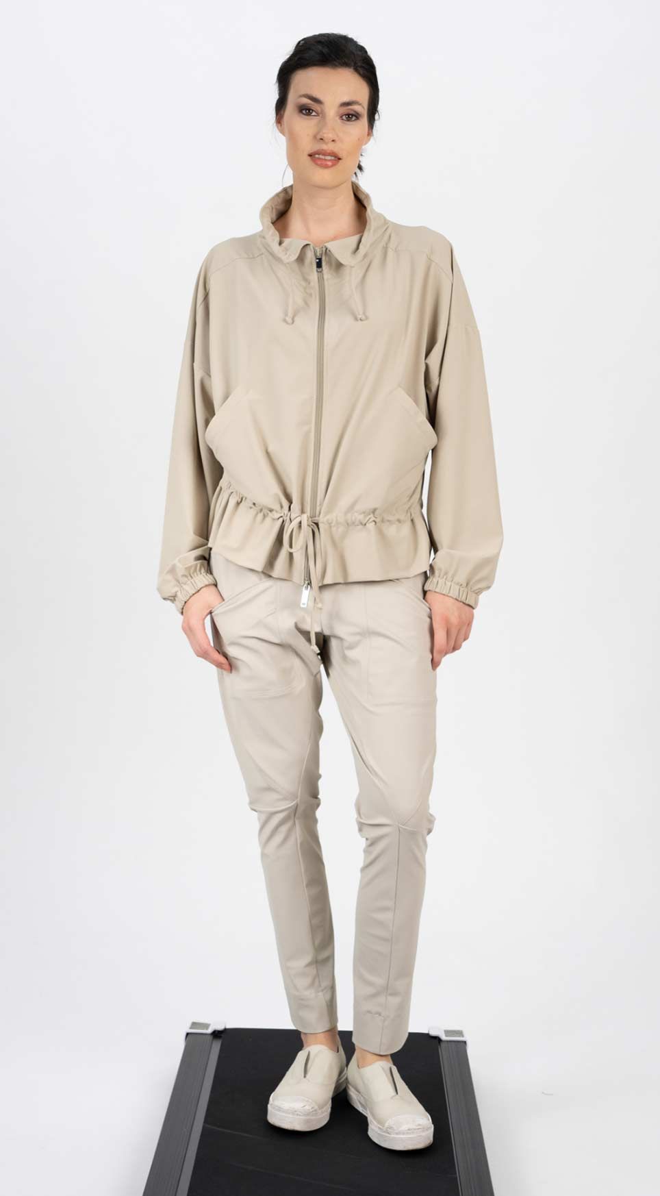 Jacke 25012 beige schwarz Hose 1010 hellgrau grau natur navy schwarz weiss