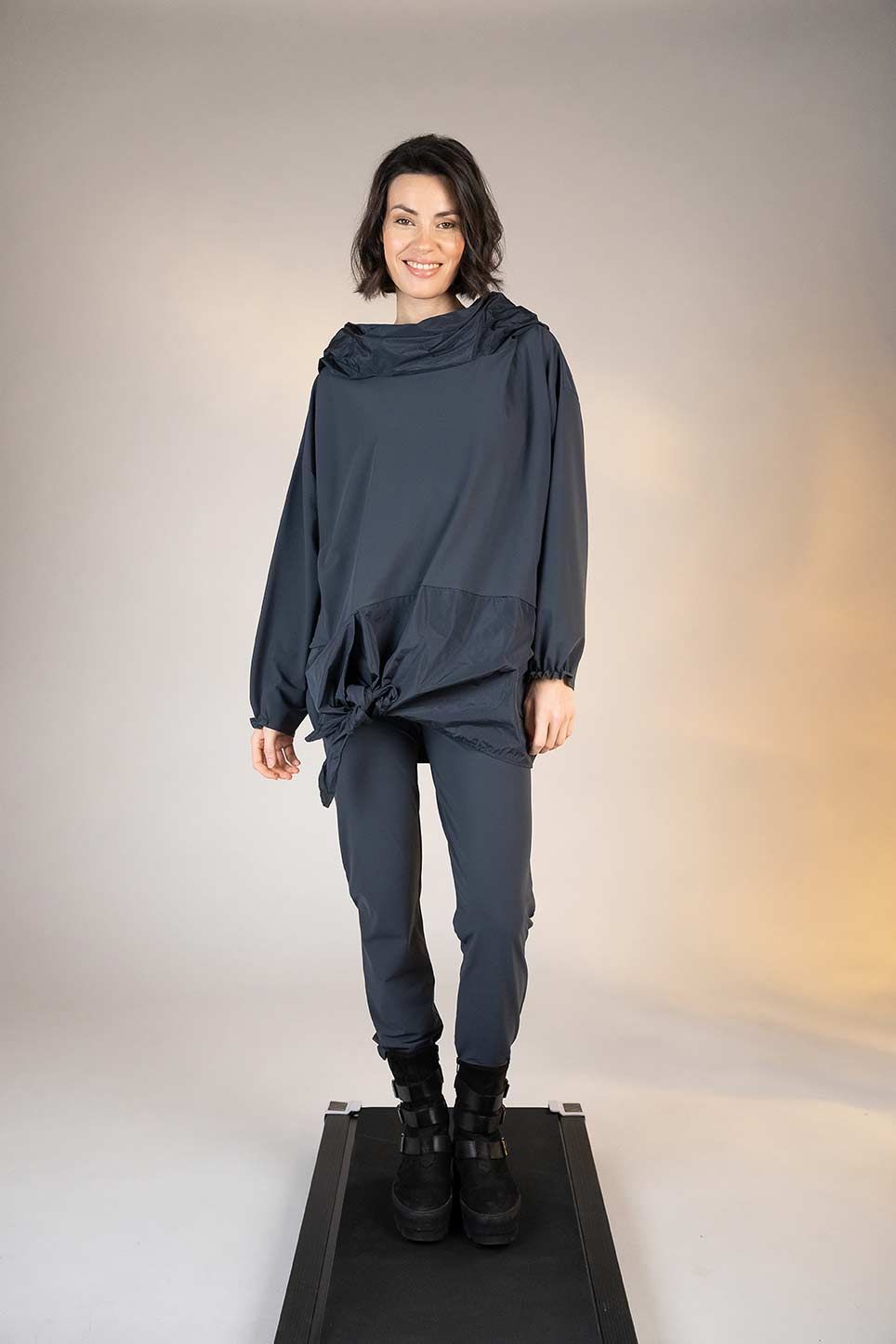 Hose 1012 graphit schwarz Shirt 25603 schwarz graphit silber