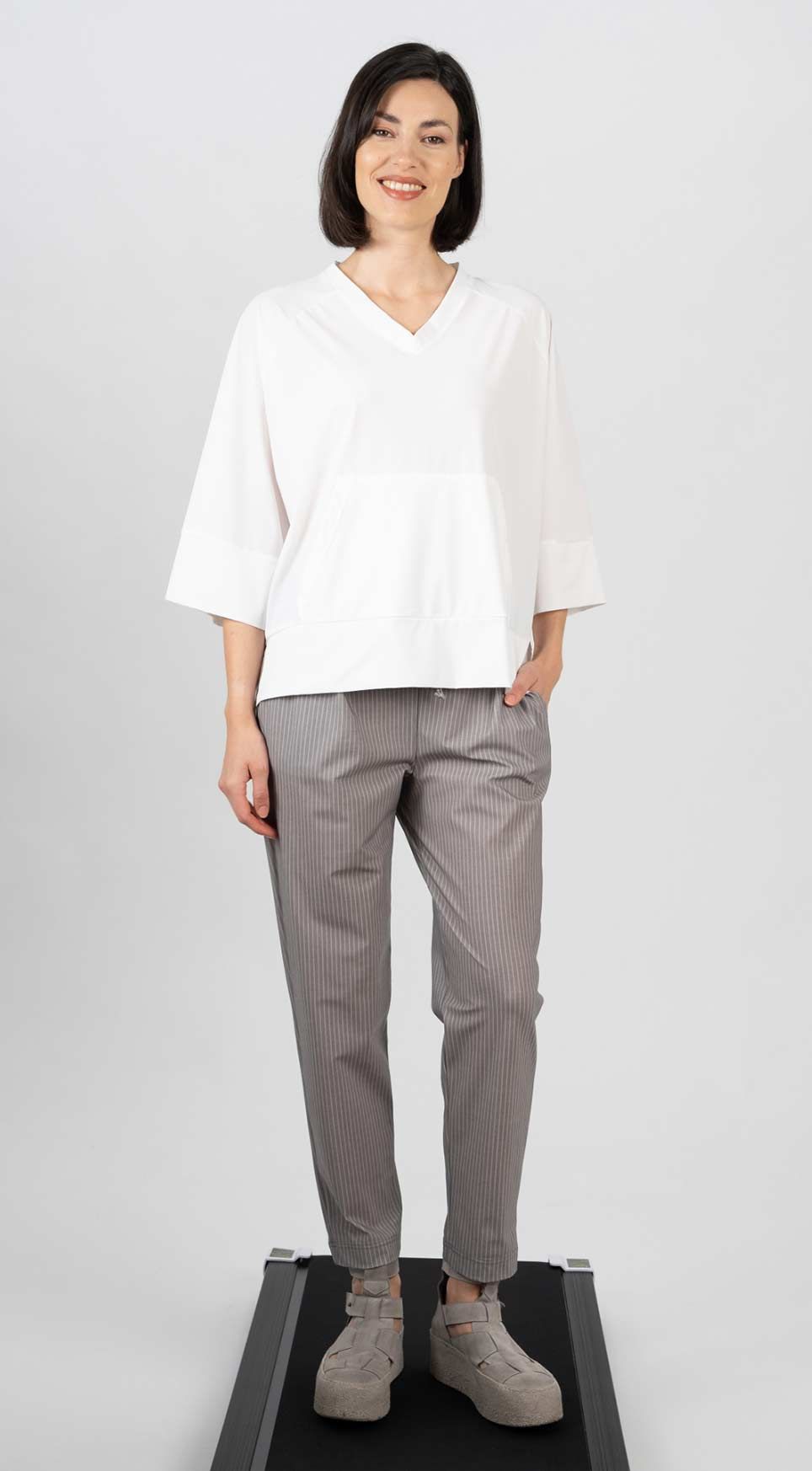 Shirt 25050 hellgrau navy schwarz weiss