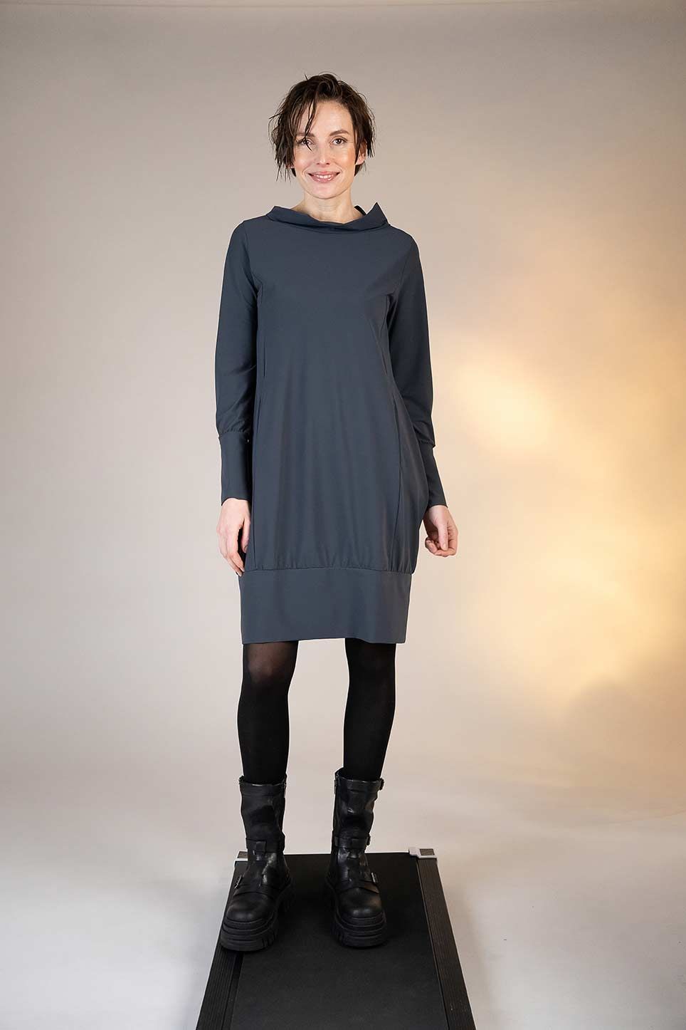 Kleid 25553 graphit schwarz